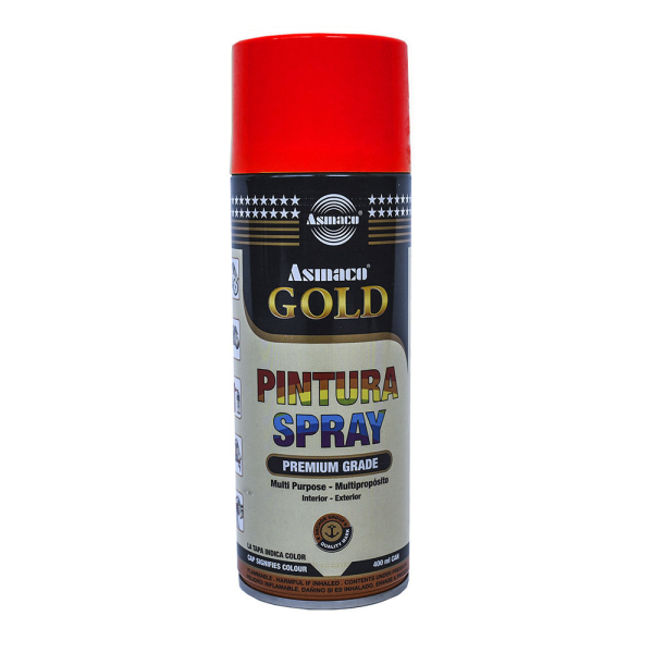 ASMACO spray gold roja fluorescente AS31700310