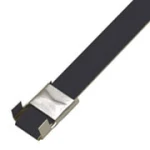 CINTA DE ACERO INOX. NEGRA 1/2" - Imagen 1