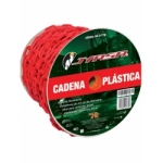 CADENA PLASTICA ROJA 6 MM x 25 MTS 1 CADENA PLASTICA ROJA 6 MM x 25 MTS - Imagen 1