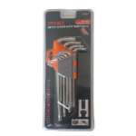 JUEGO LLAVES TORX T10 A T50, 9 PZAS 1 JUEGO LLAVES TORX T10 A T50, 9 PZAS - Imagen 1