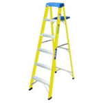 ESCALERA TIJERA FIBRA DE VIDRIO 8' INDUSTRIAL 1 ESCALERA TIJERA FIBRA DE VIDRIO 8' INDUSTRIAL - Imagen 1